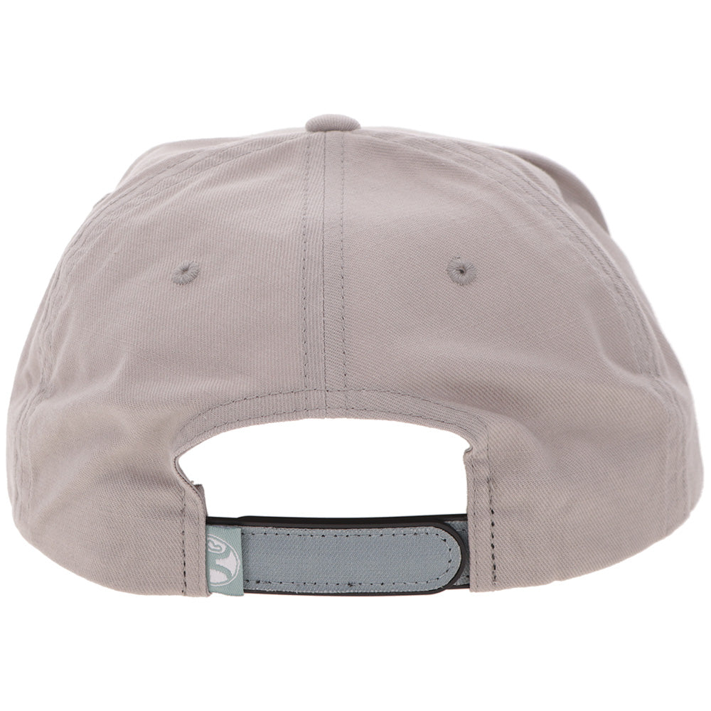 "Decoy" Hat Grey w/Light Blue Logo