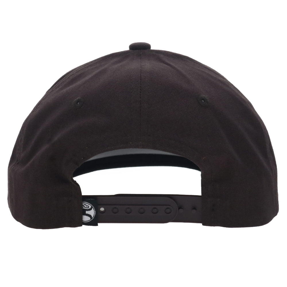 Bass 5-Panel Full Surround Snapback Hat Brown