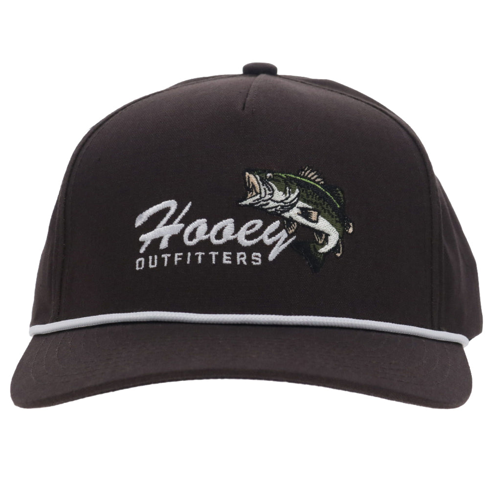 Bass 5-Panel Full Surround Snapback Hat Brown