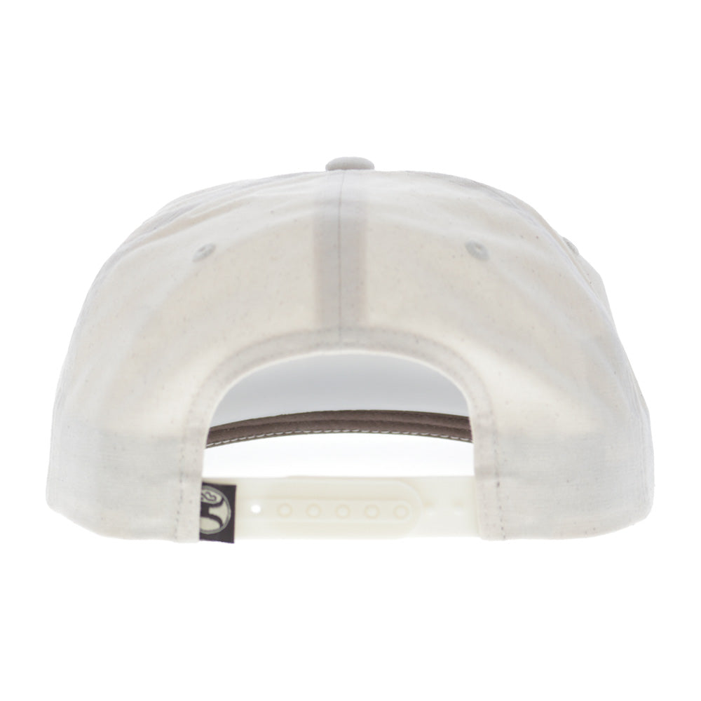 Mallard 5-Panel Full Surround Snapback Hooey Hat Cream