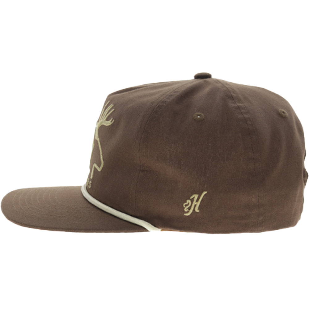 Carrizo 5-Panel Full Surround Hat Brown