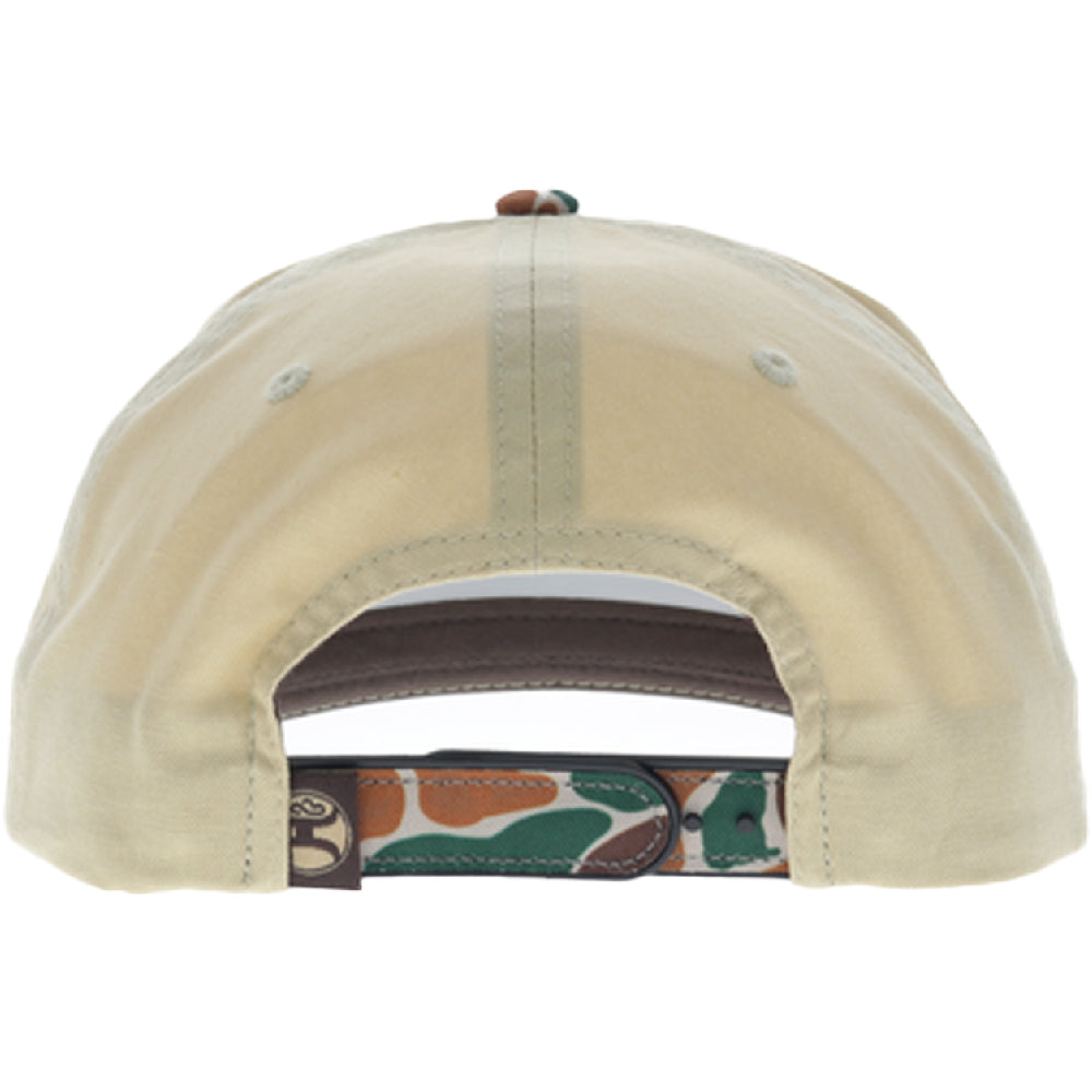 Carrizo 5-Panel Full Surround Hat Tan/Camo