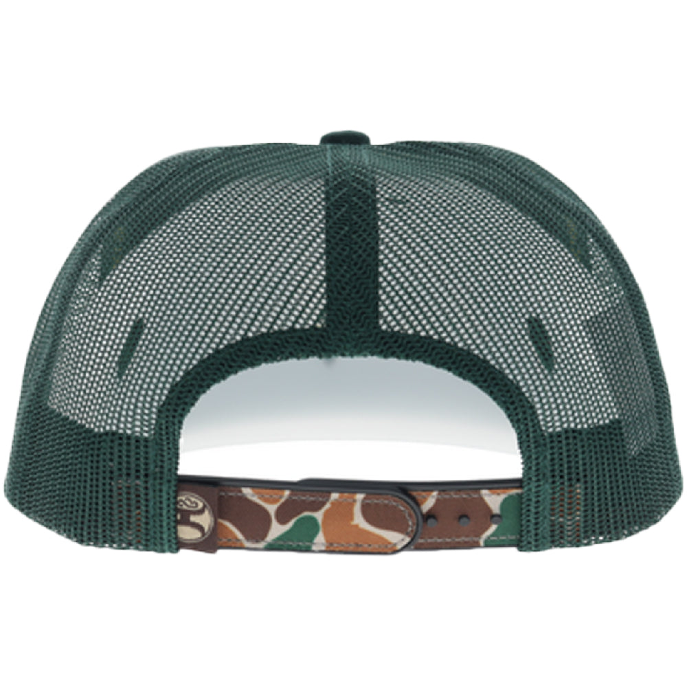 Sportsman 5-Panel Trucker Snapback Hat Green/Camo
