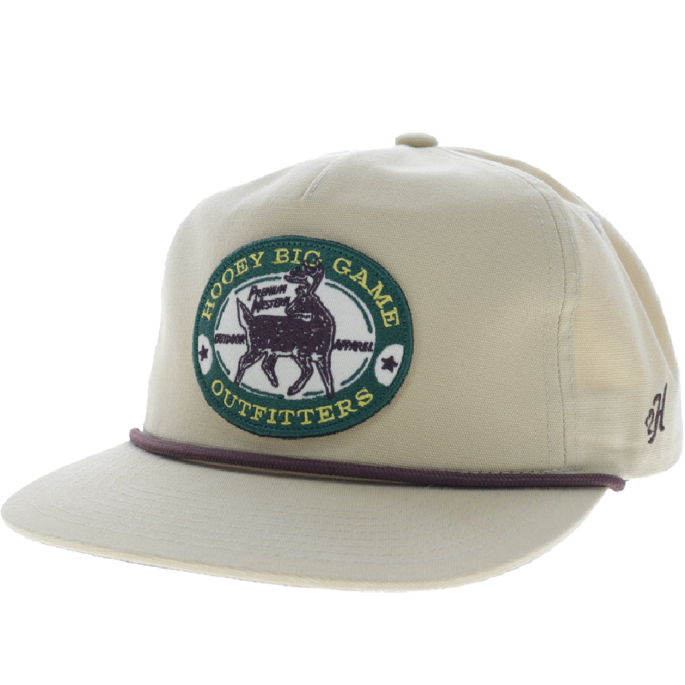 Big Game 5-Panel Full Surround Hat Tan
