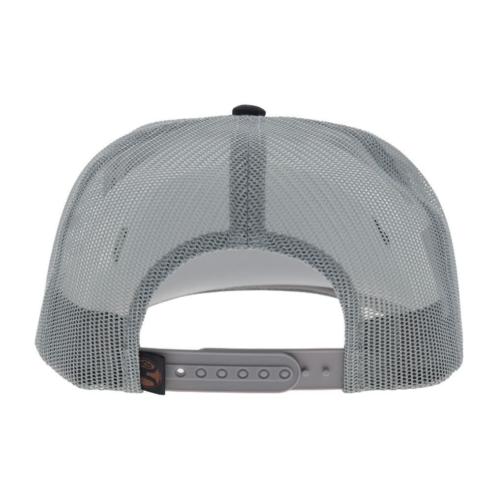 Scout 5-Panel Trucker Snapback Hat  Black/Grey