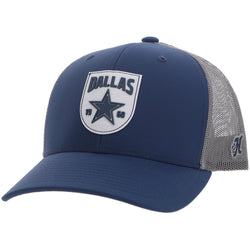 "Dallas Cowboys" Hat Navy/Grey w/ Patch