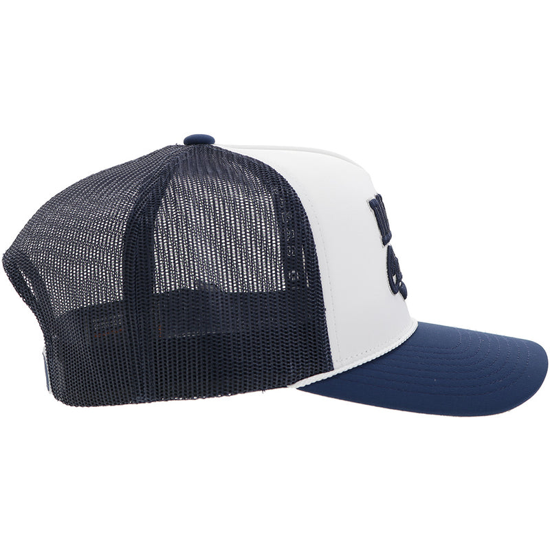 "Dallas Cowboys" Hat White/Navy w/Script Logo