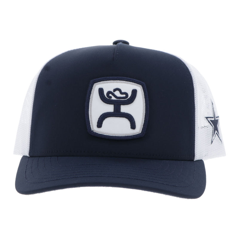 "Dallas Cowboys" Hat Navy/White w/Hooey Patch