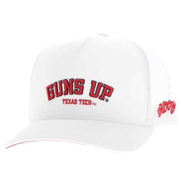 Texas Tech Hat White w/Red/Black Logo