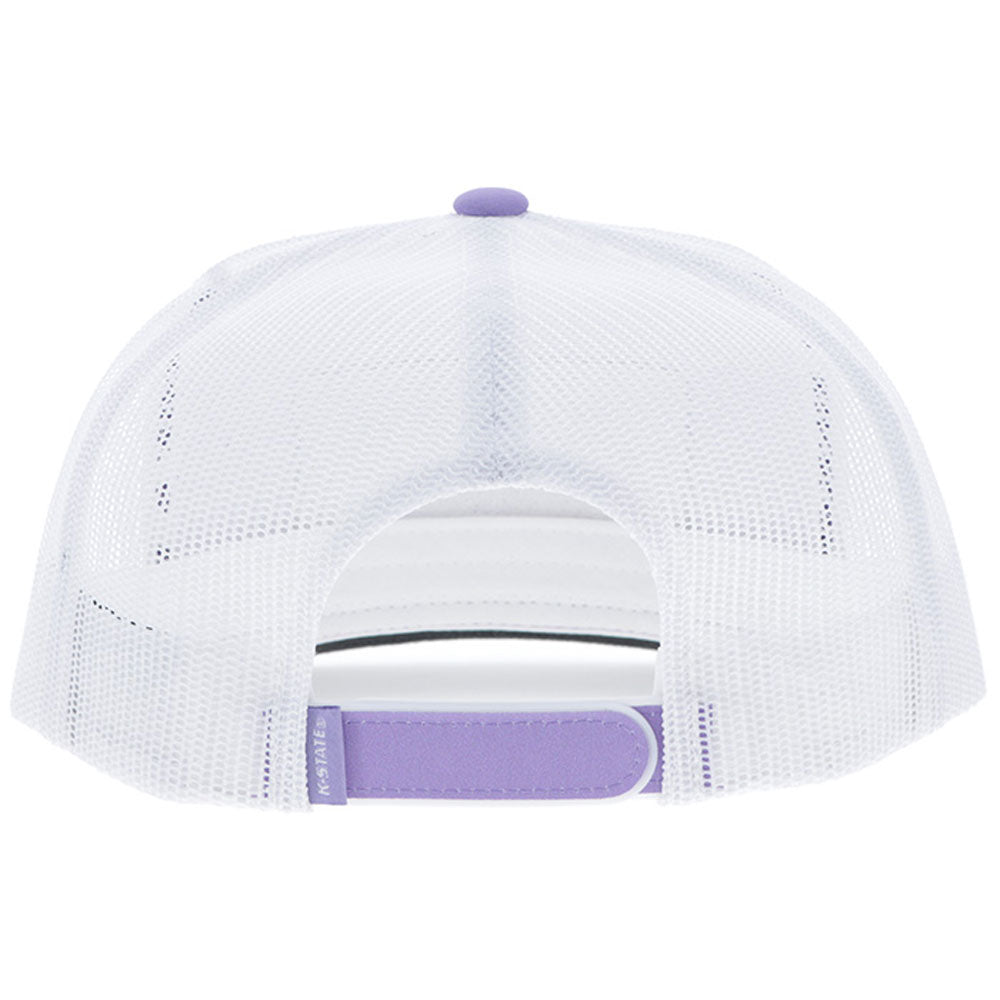 Kansas State University Hat Lavender/White w/Wildcats Patch