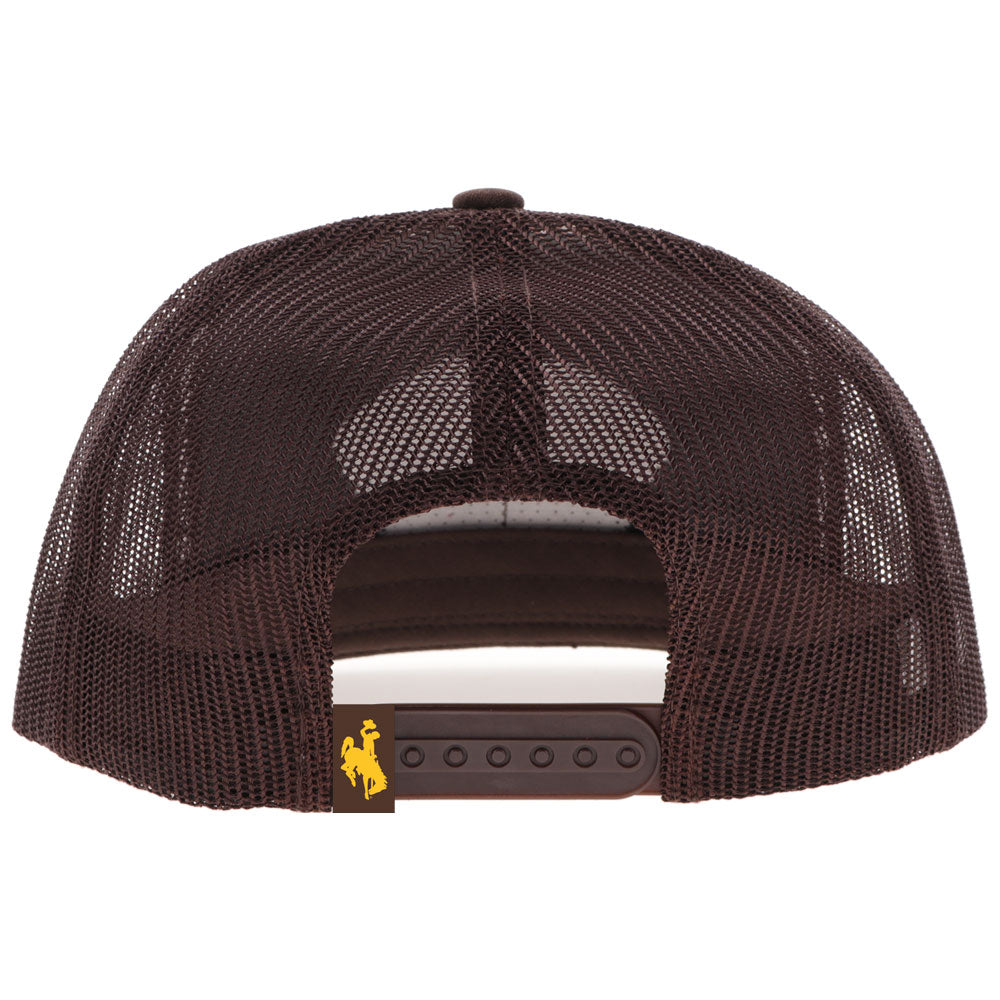 University Of Wyoming Hat Brown w/Yellow Hooey Logo