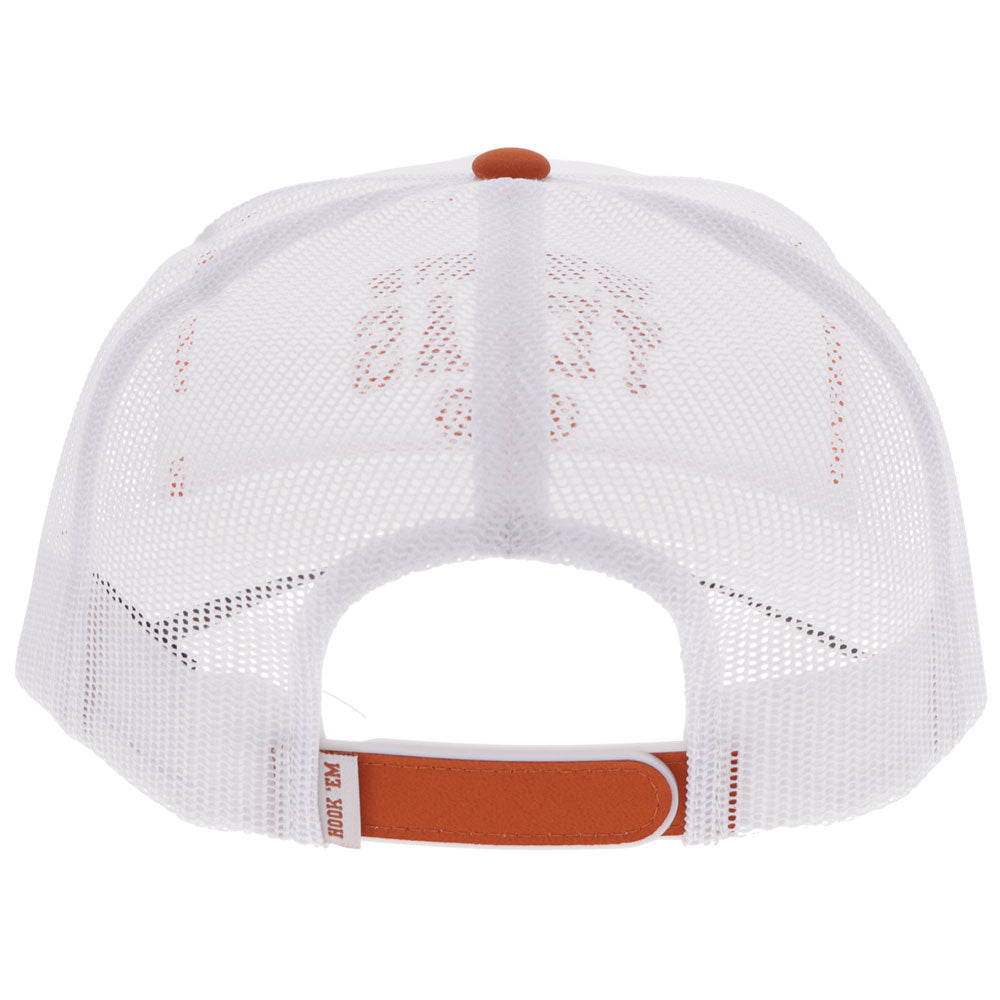 "University Of Texas" Hat White w/Orange Logo