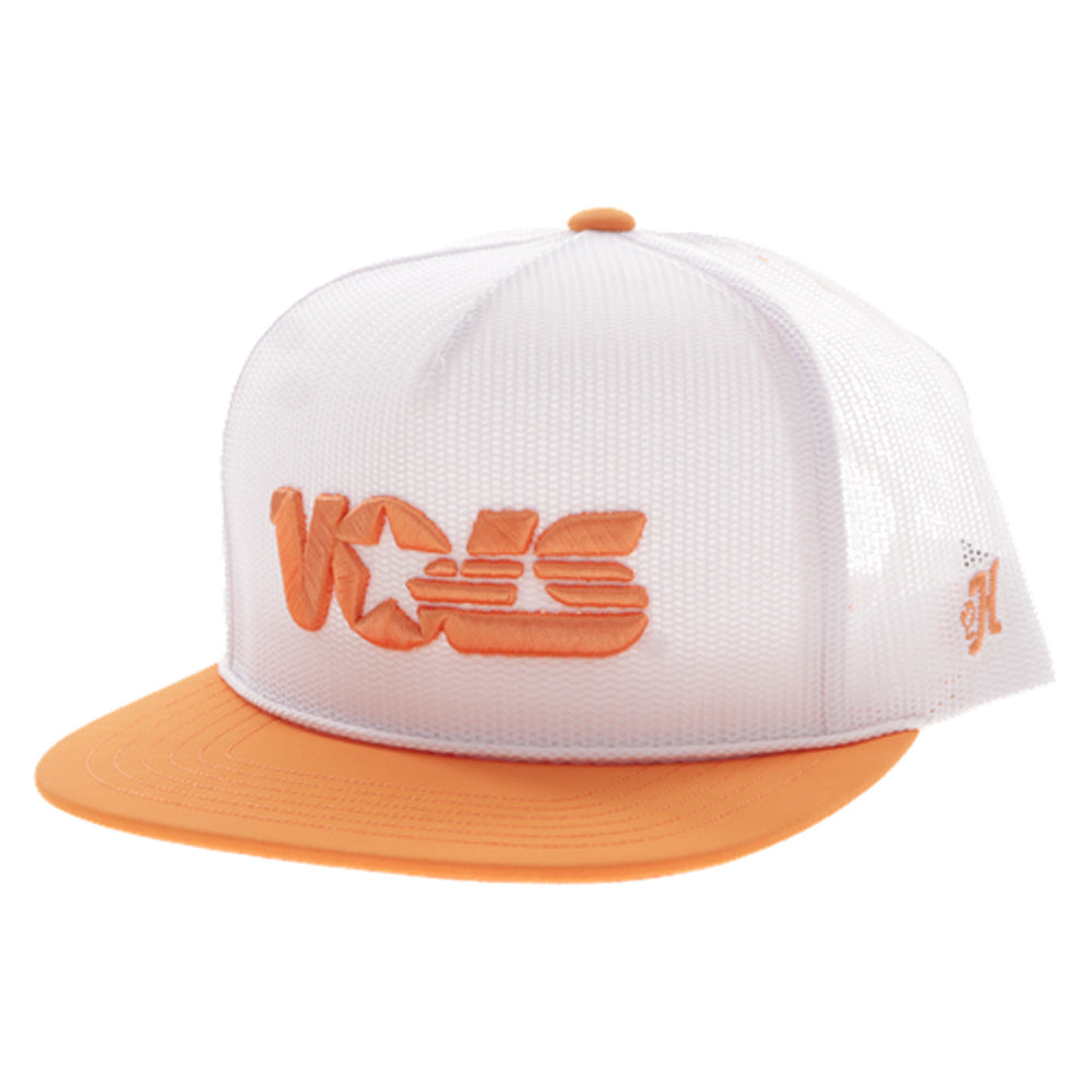 University of Tennessee Hat White w/ Orange Vols Logo