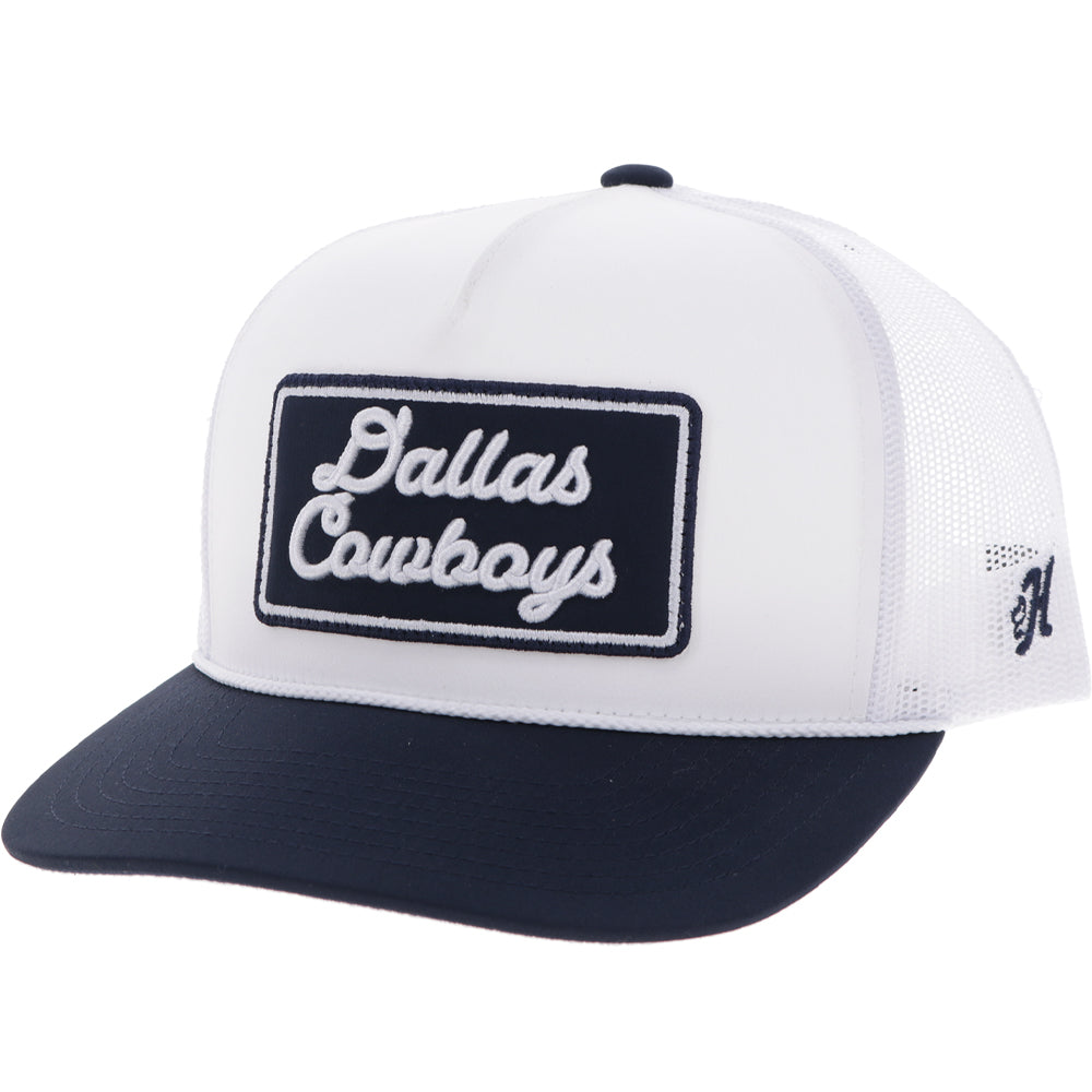 Dallas Cowboys 5-Panel Trucker Snapback White/Navy