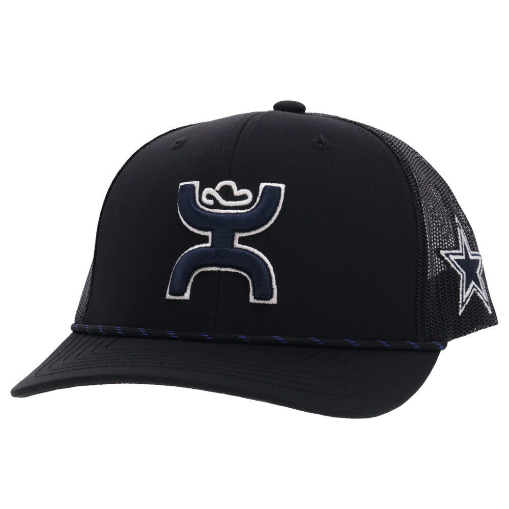 Dallas Cowboys 6-Panel Trucker Snapback Hat Black