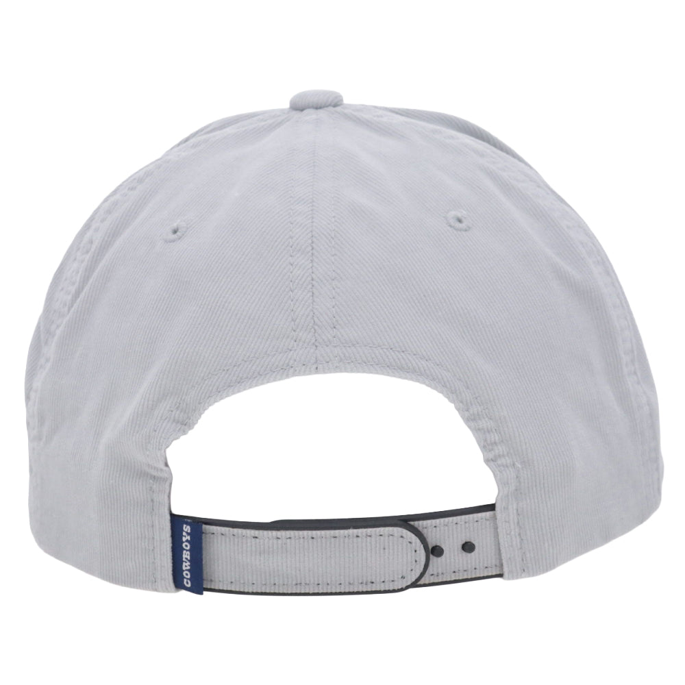 Dallas Cowboys 5-Panel Full Surround Snapback Hat Corduroy Grey