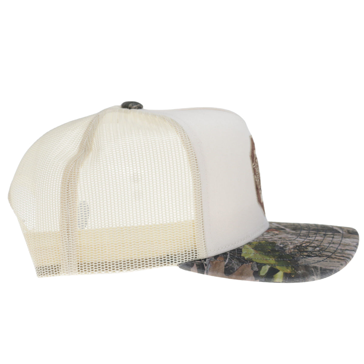 University of South Carolina 5-Panel Trucker Snapback Cream/Camo