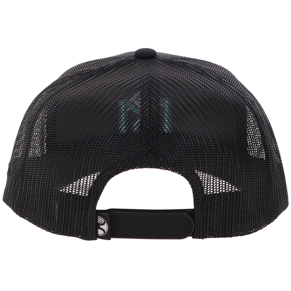 "Shad Money Mayfield " Hat Black w/Turquoise Logo