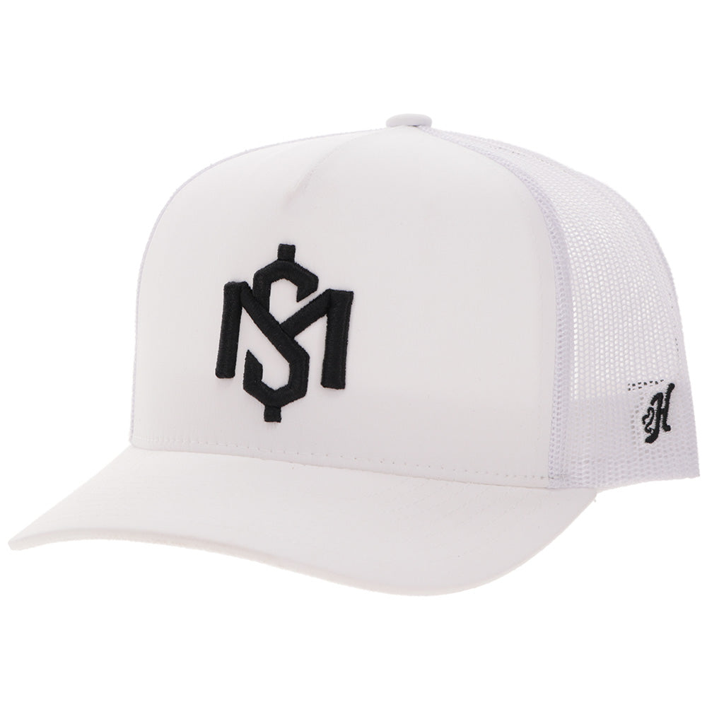 "Shad Money Mayfield " Hat White w/Black Logo