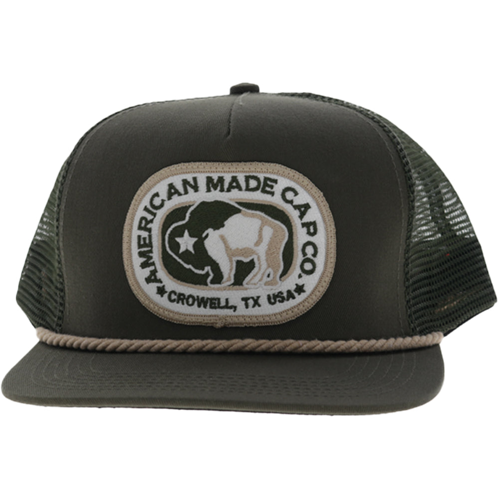 AMCC 5-Panel Trucker Snapback Hat Green