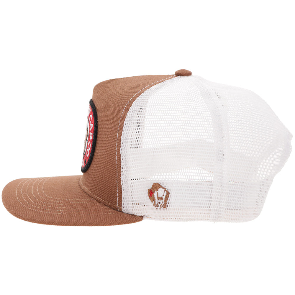 "AMCC" Hat Tan/White w/Multi-Color Patch