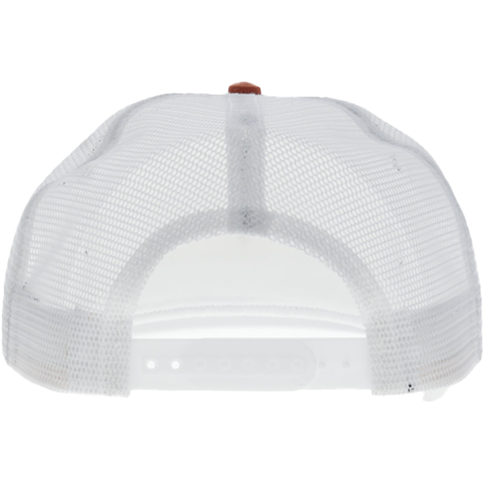 AMCC 5-Panel Trucker Snapback Hat White/Orange