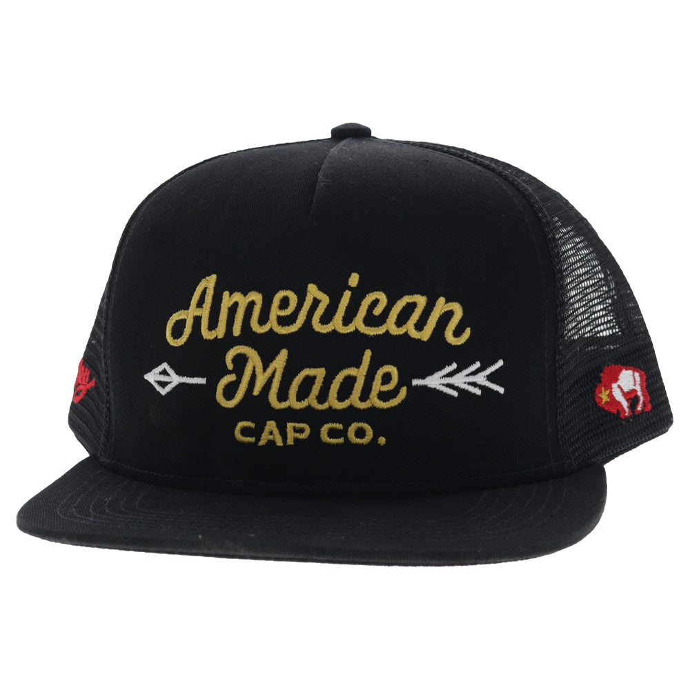 AMCC 5-Panel Trucker Snapback Hat Black