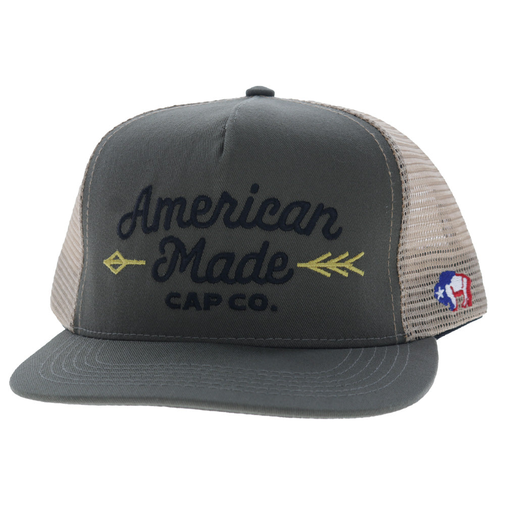 AMCC 5-Panel Trucker Snapback Hat Green/Tan
