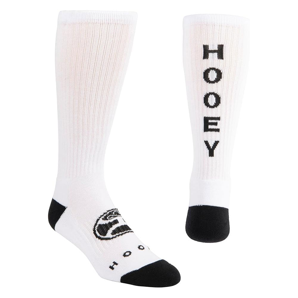 Hooey Athletic Boot Sock 2-Pack Charcoal & White