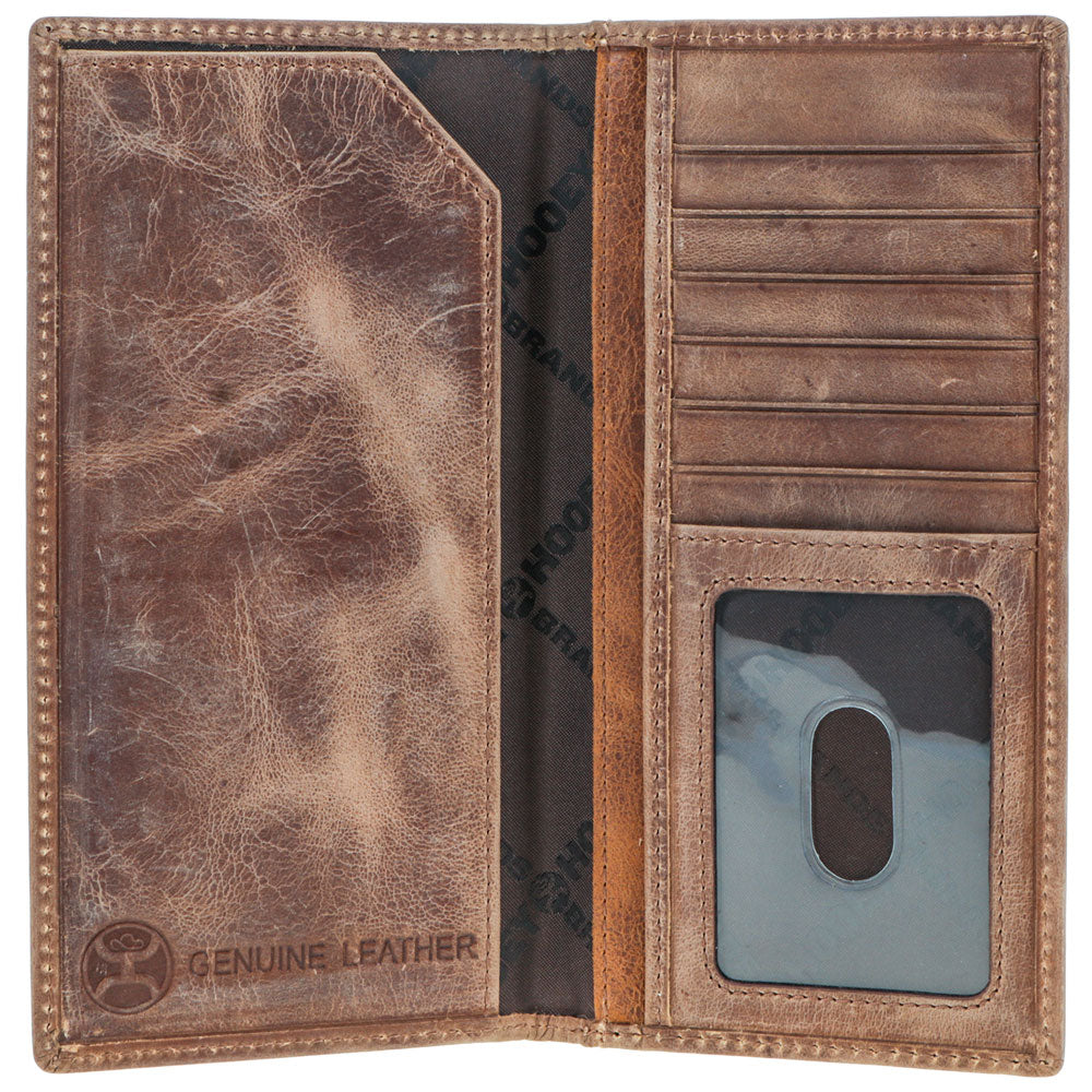 "Dalton" Smooth Brown w/Stitching Rodeo Wallet