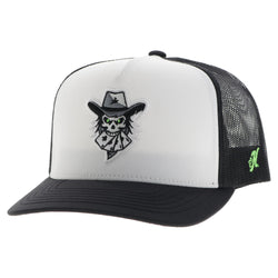 "Austin Gamblers" Hat White/Black w/Black & White logo