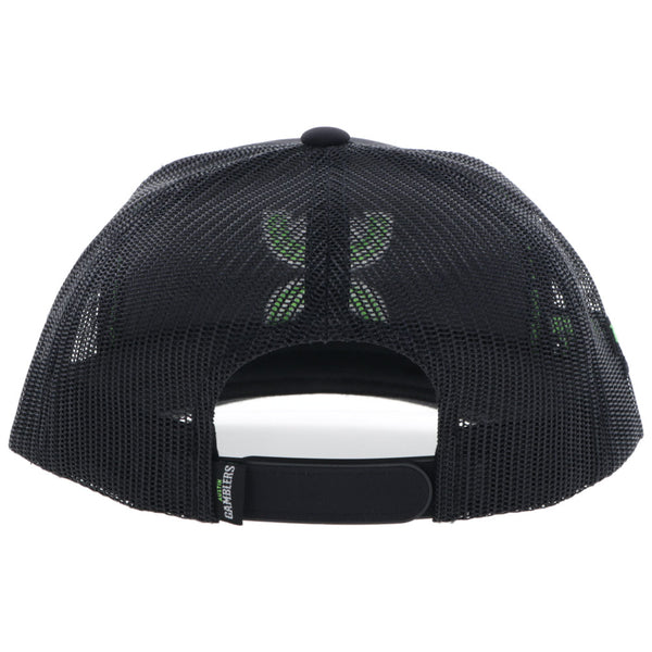 "Austin Gamblers" Hat Black w/Neon Green Hooey