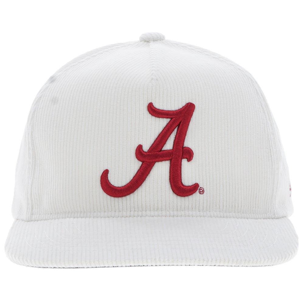 "University Of Alabama" Hat Cream Corduroy w/A Logo