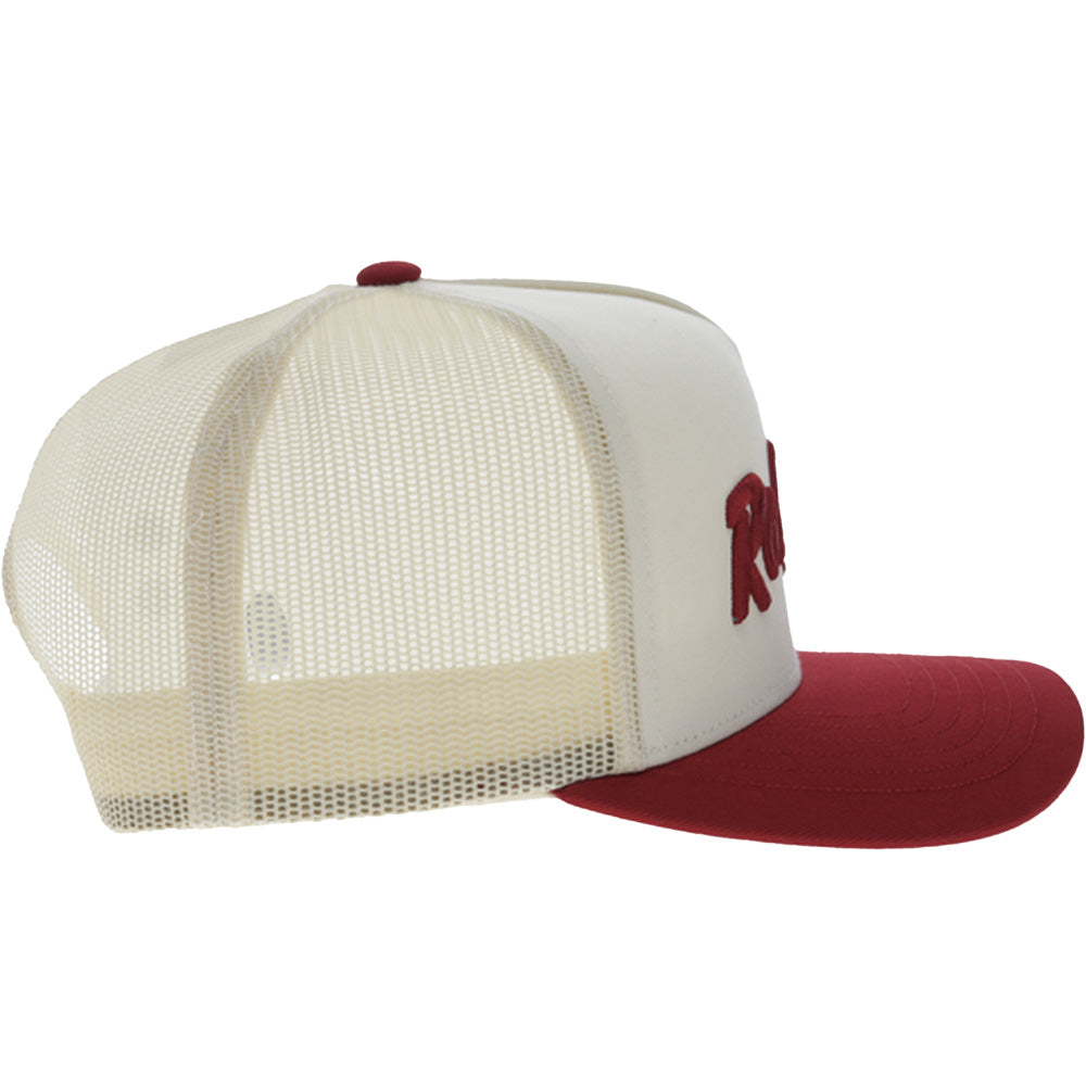 University Of Alabama 5-Panel Trucker Snapback Hat Cream/Crimson