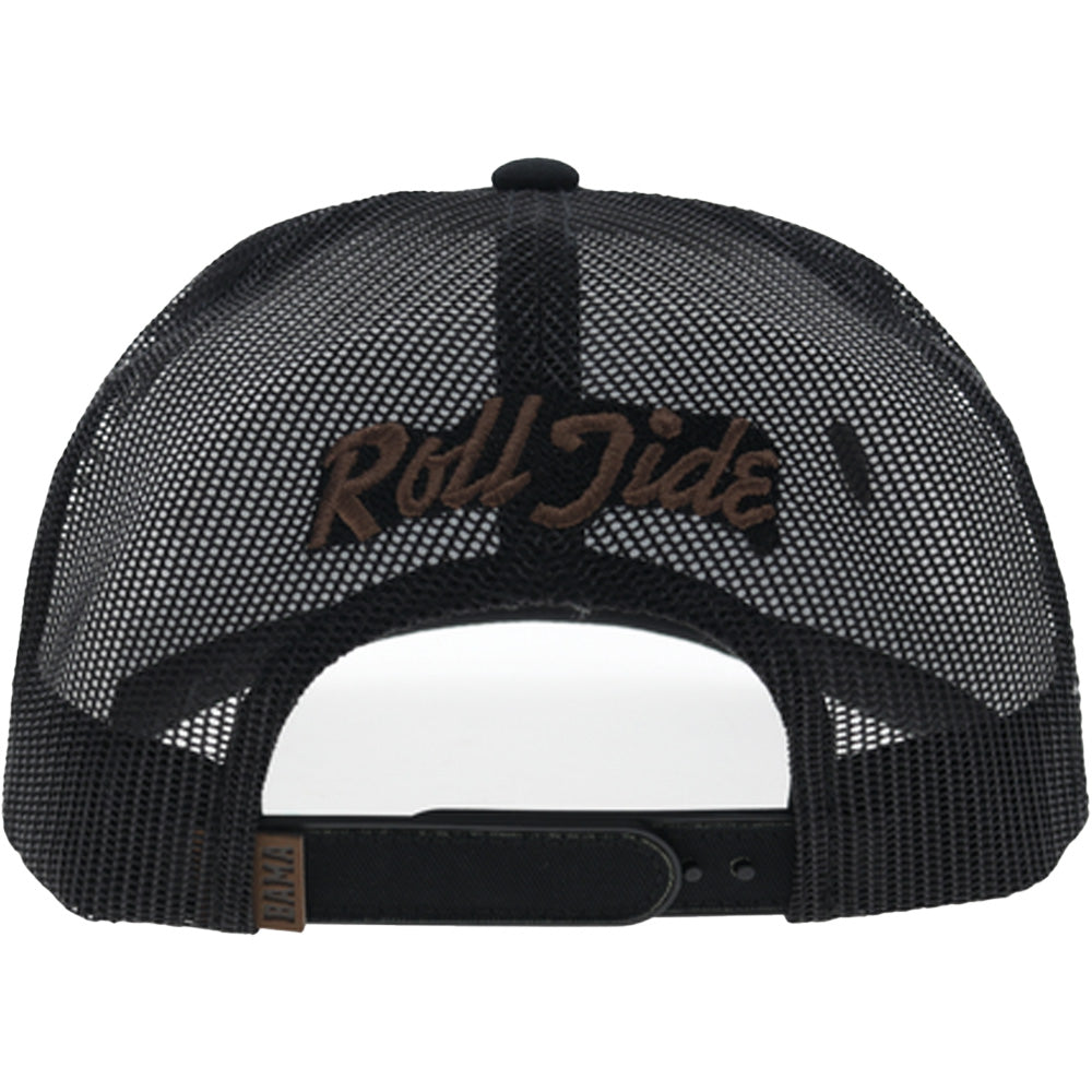University Of Alabama 5-Panel Trucker Snapback Hat Black