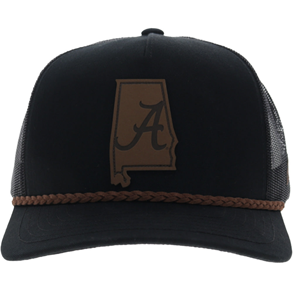 University Of Alabama 5-Panel Trucker Snapback Hat Black