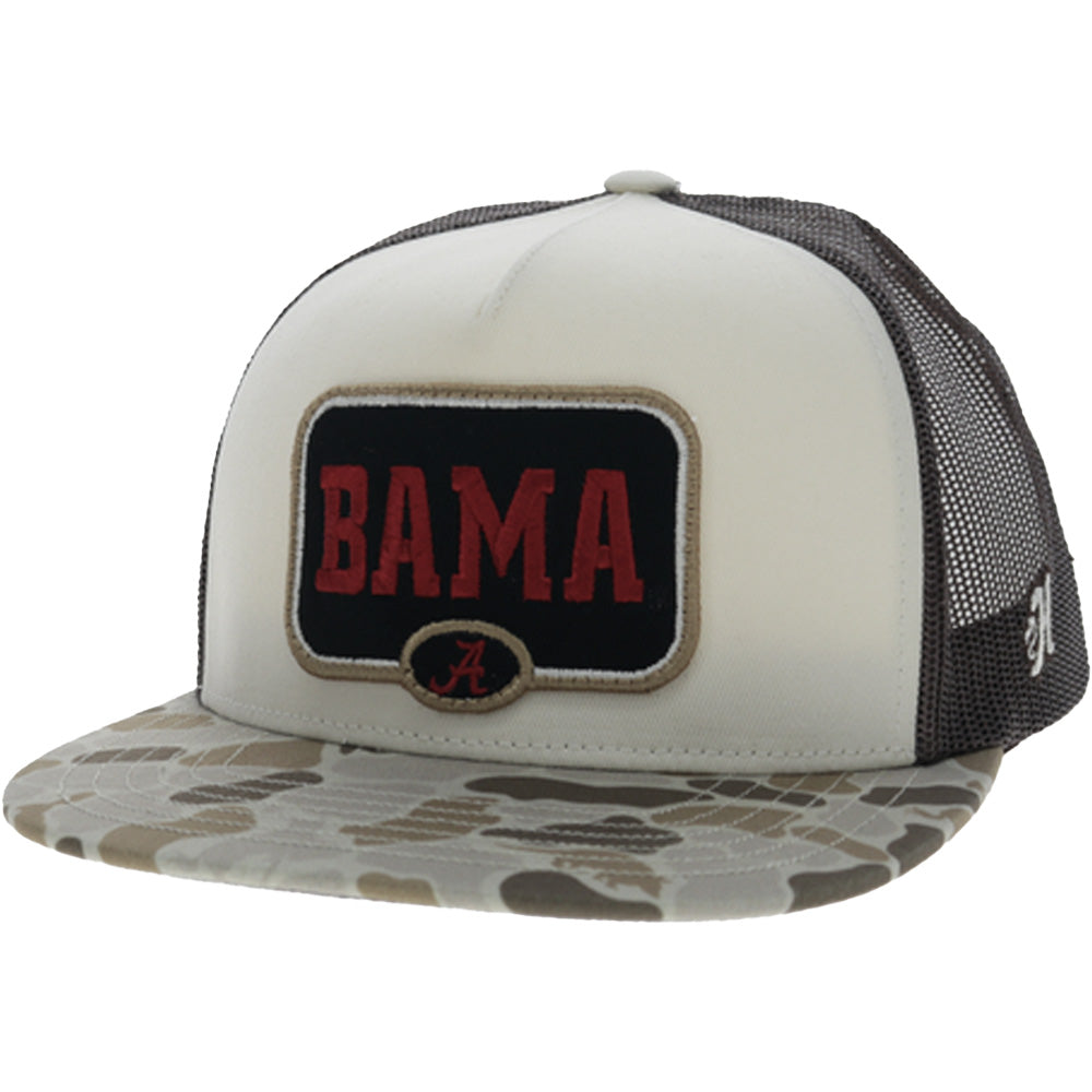 University Of Alabama 5-Panel Trucker Snapback Hat Cream/Camo