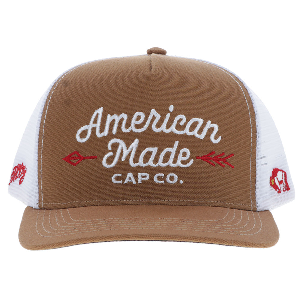 "AMCC" Hat Tan/White