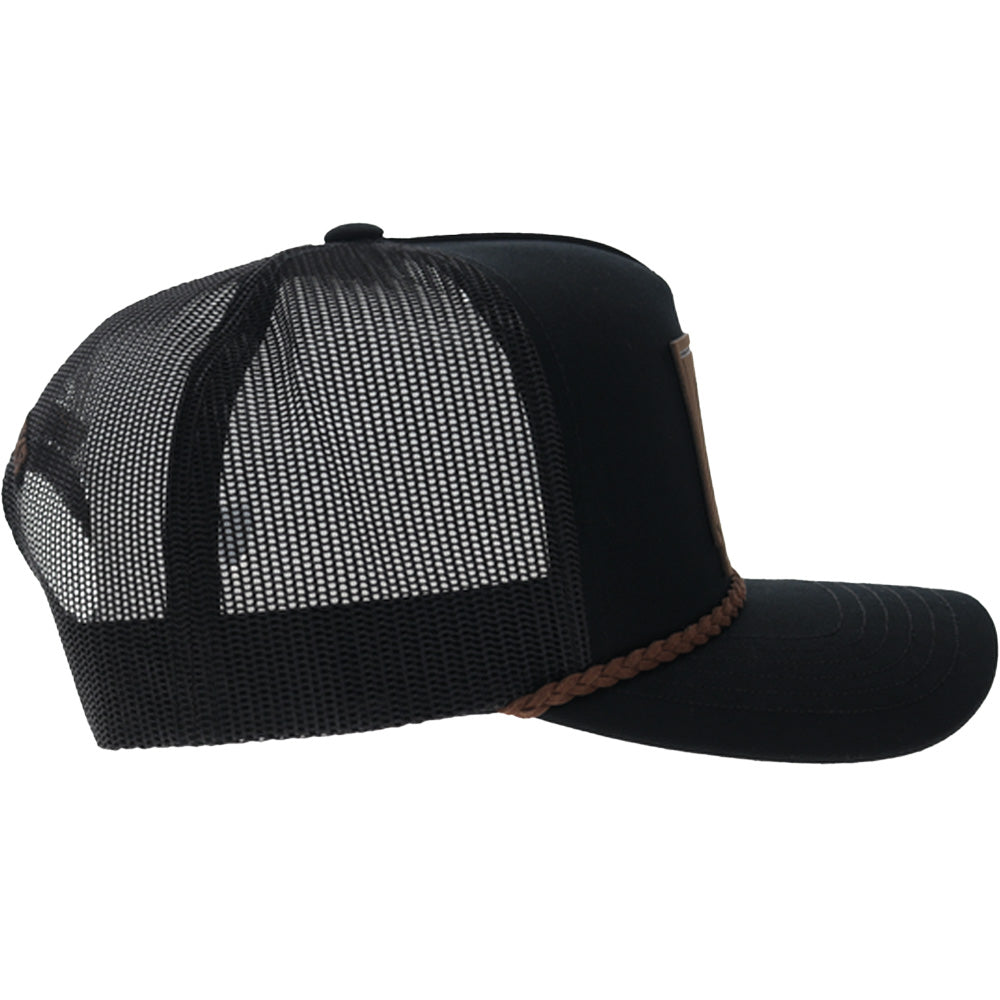 University Of Arkansas 5-Panel Trucker Snapback Hat Black