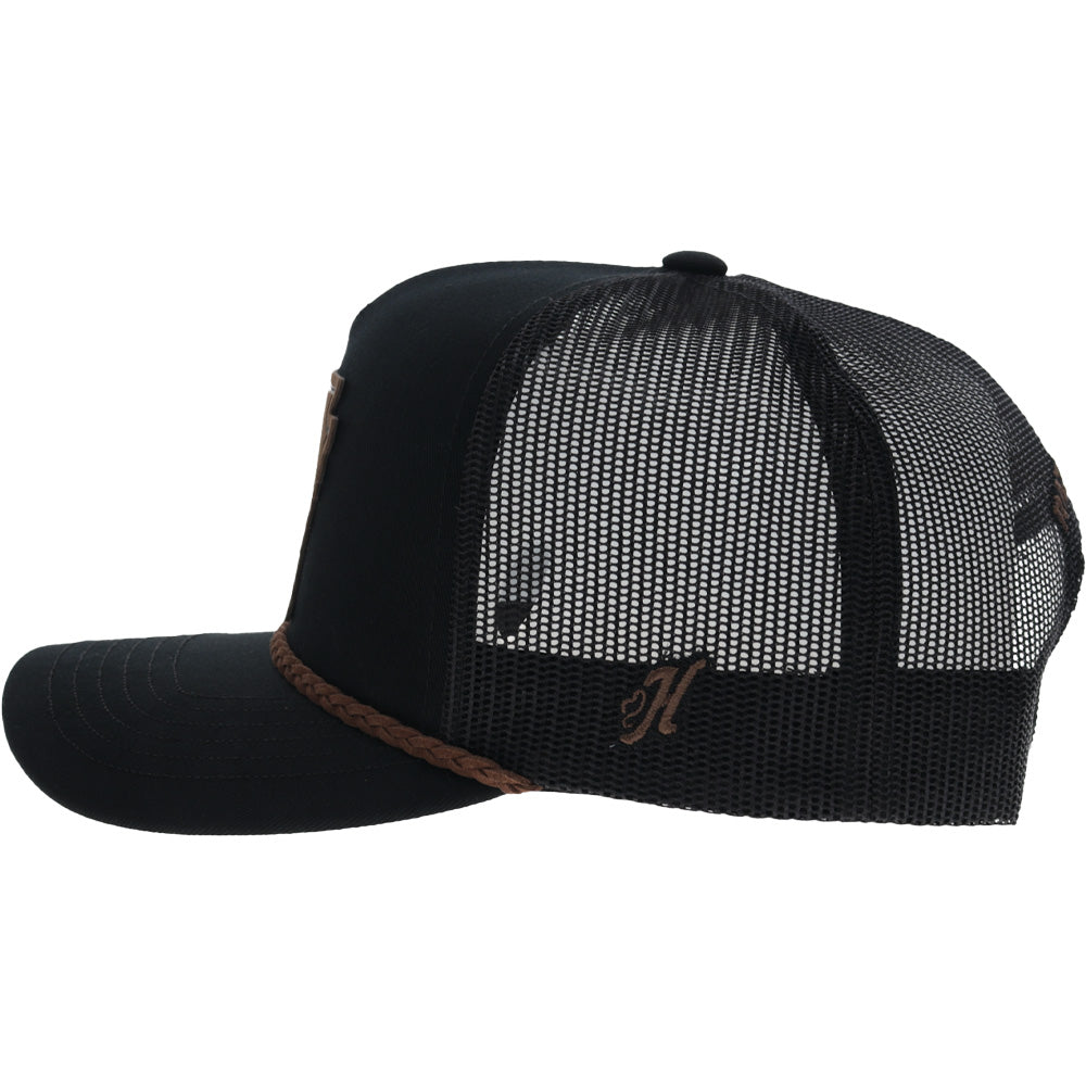 University Of Arkansas 5-Panel Trucker Snapback Hat Black