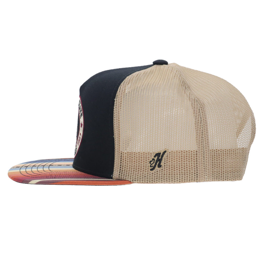Arizona State University 5-Panel Trucker Snapback Black/Serape