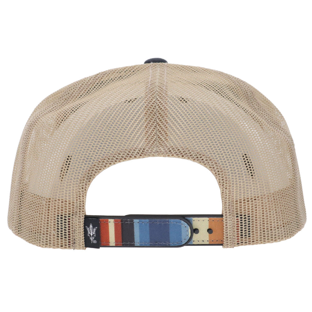 Arizona State University 5-Panel Trucker Snapback Black/Serape