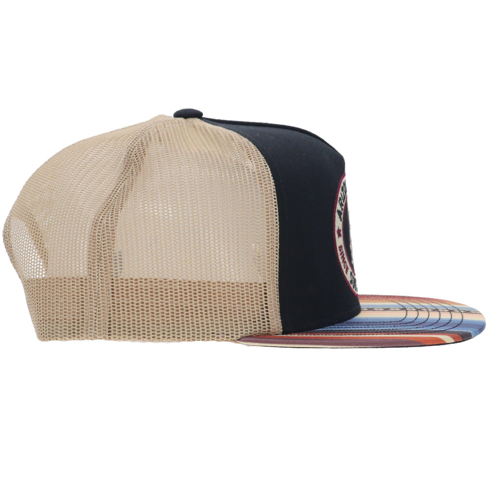 Arizona State University 5-Panel Trucker Snapback Black/Serape