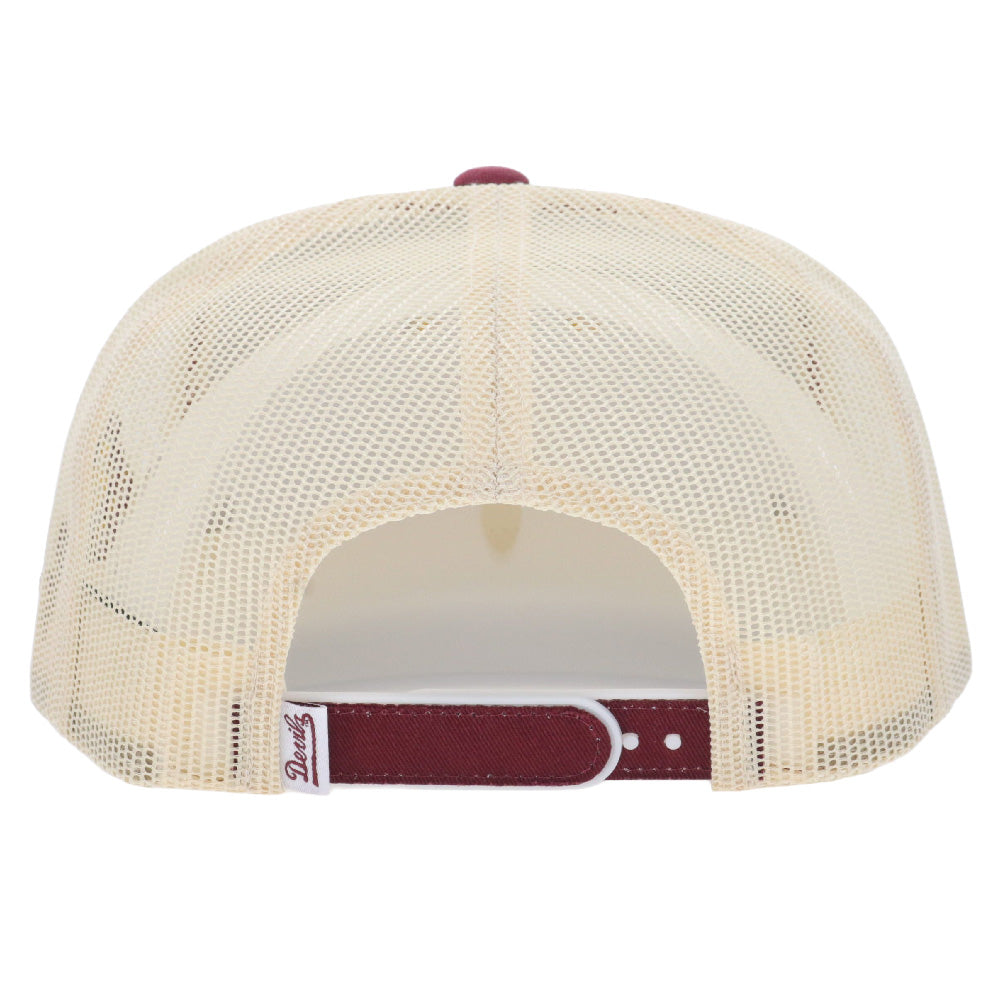 Arizona State University 5-Panel Trucker Snapback Maroon/Cream