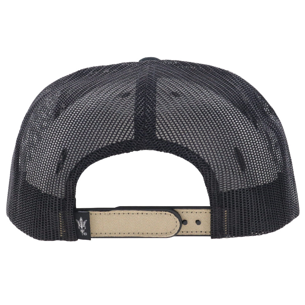 Arizona State University 5-Panel Trucker Snapback Black/Tan