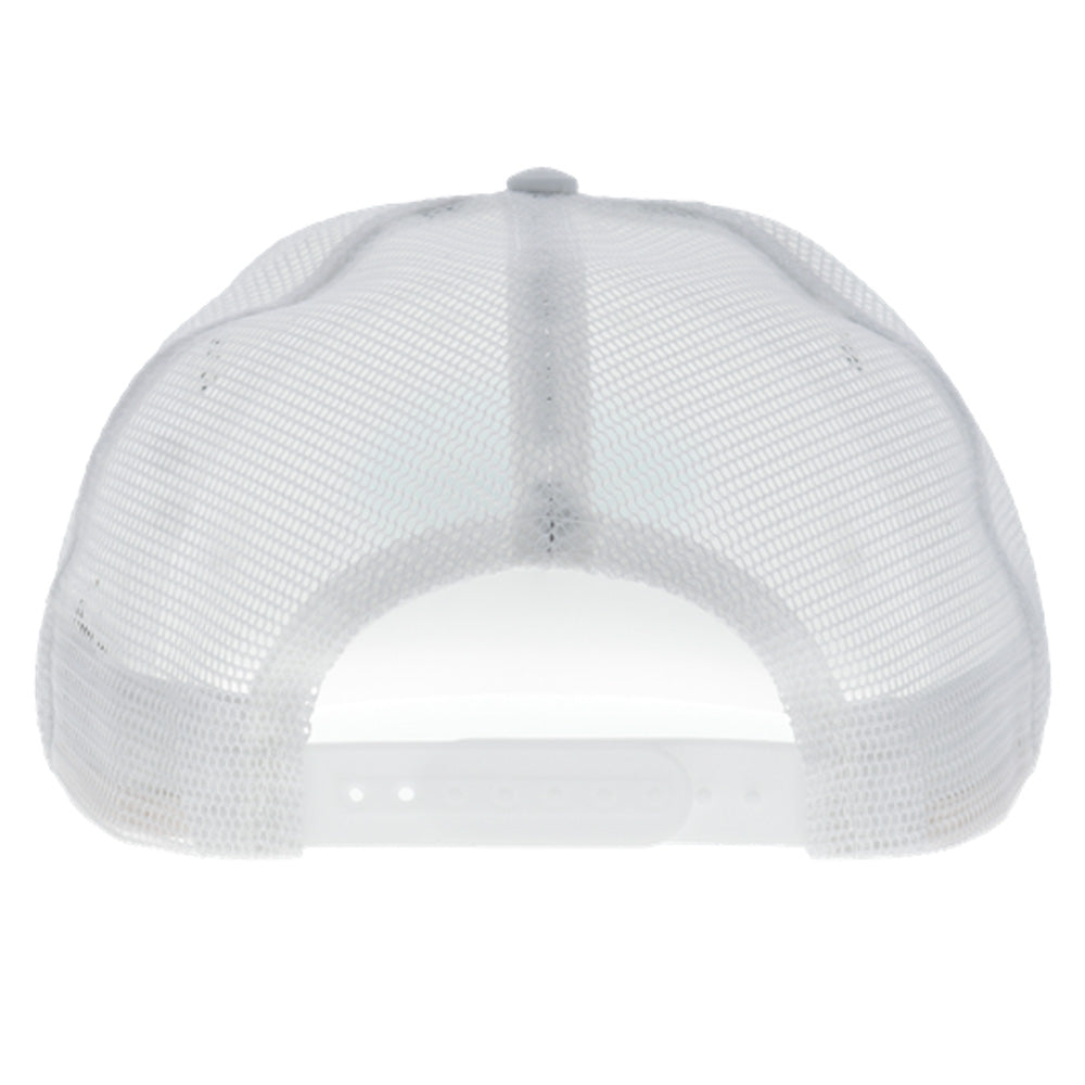 Bad Company Hat White w/Blue & Black Logo