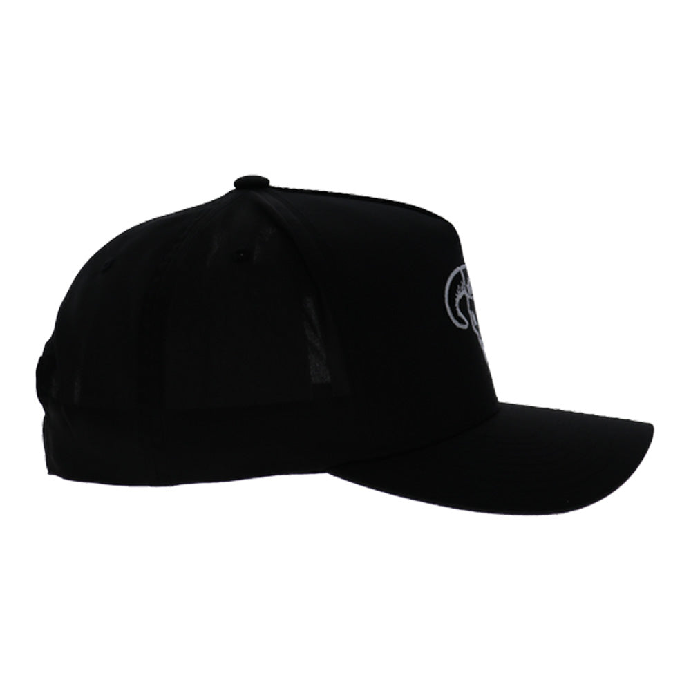 Bad Company Hat Black w/White Embroidery