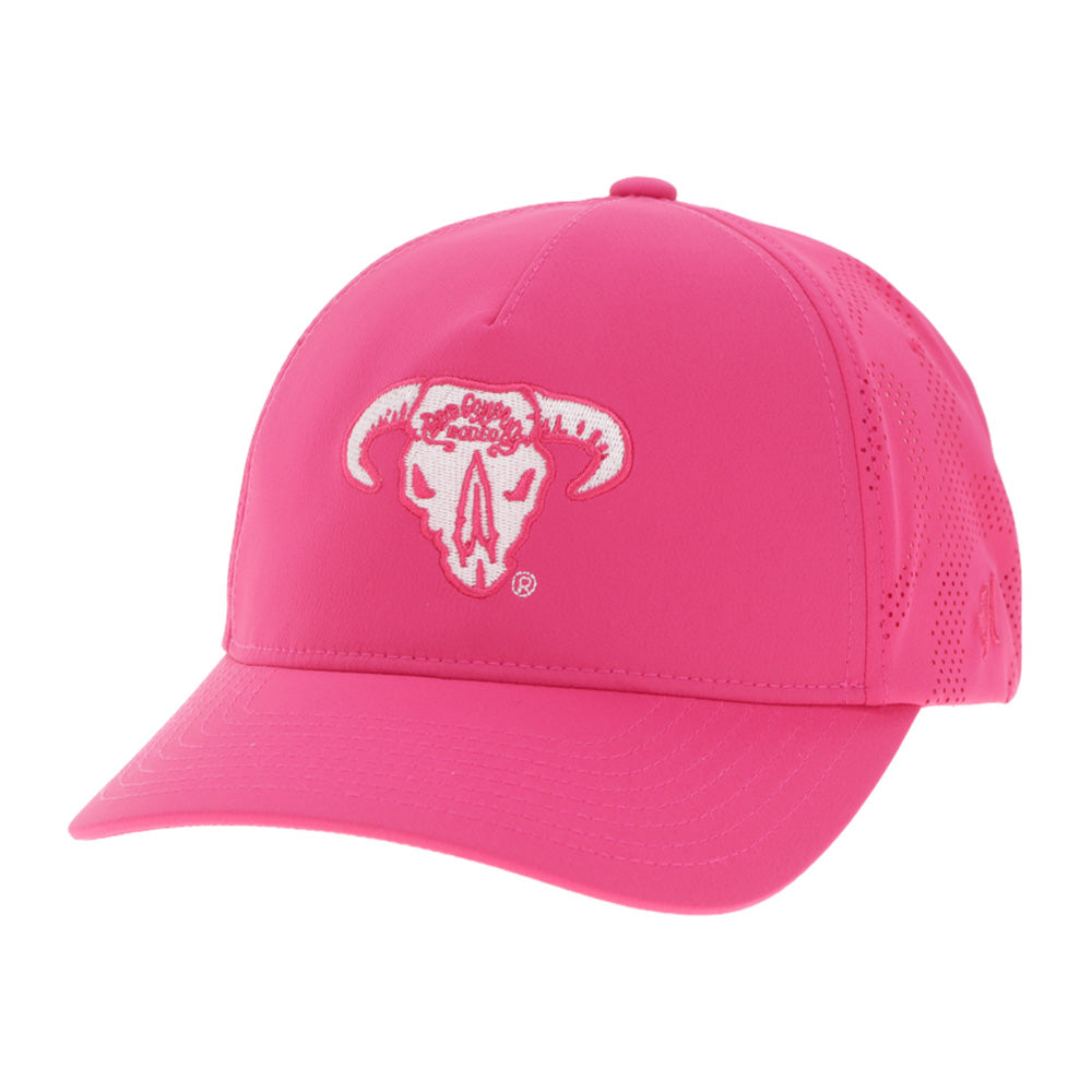 Bad Company Hat Pink w/White Embroidery