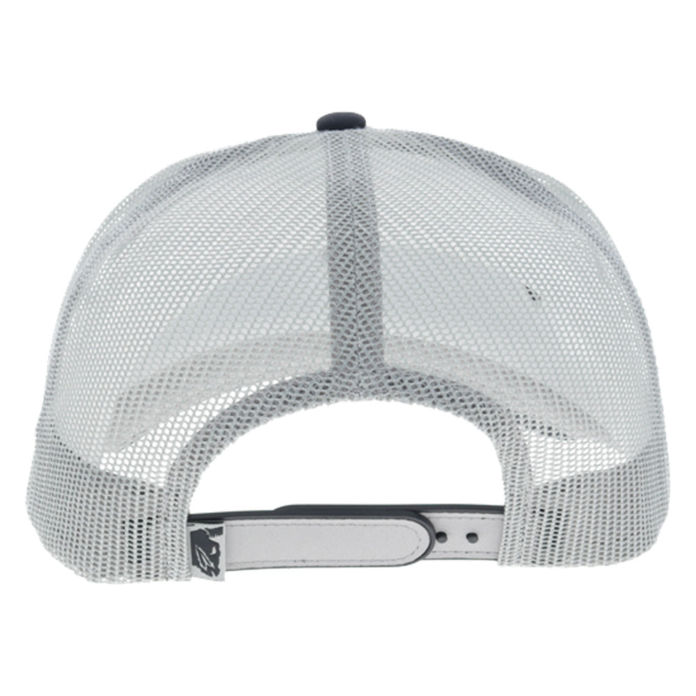 Bad Company 5 Panel Trucker Snapback Hat Grey/Black