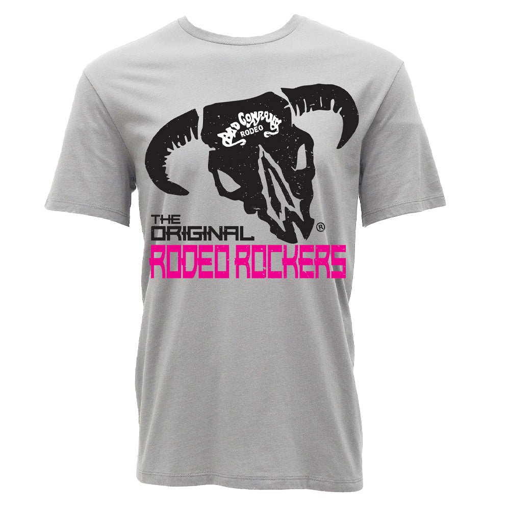 Bad Company T-shirt Grey w/ Pink & Black Logo